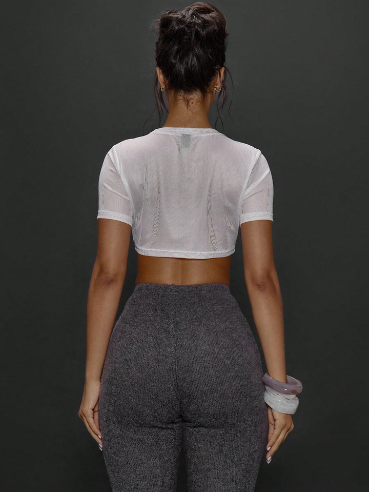 Top SHEIN, alb