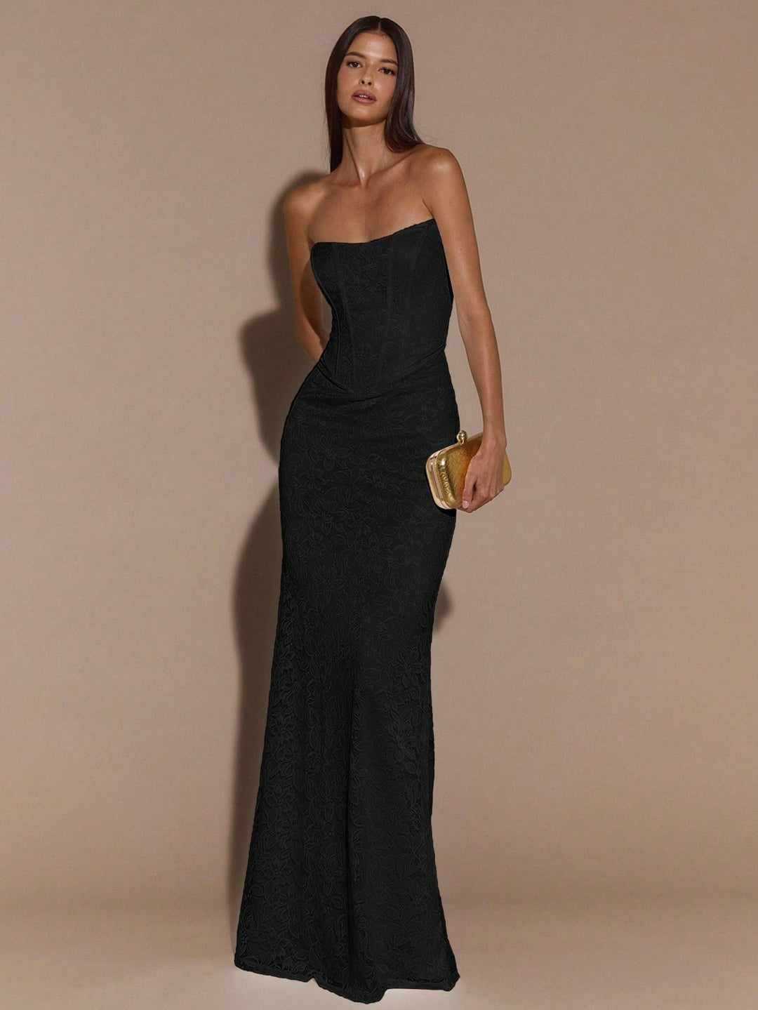 Rochie maxi SHEIN, negru