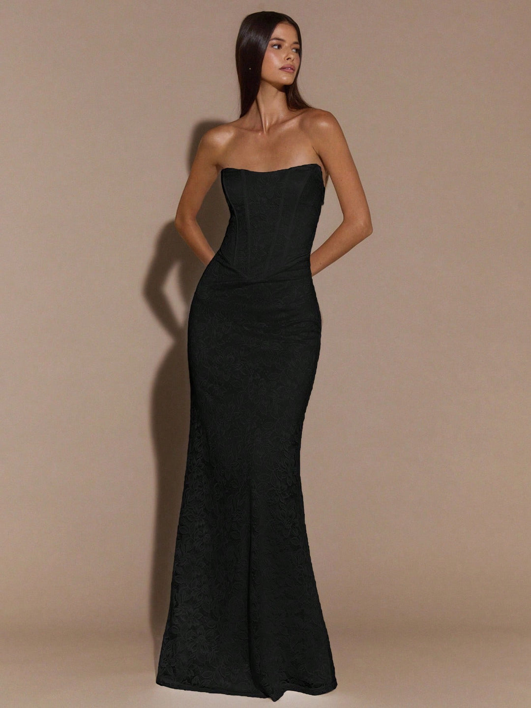 Rochie maxi SHEIN, negru
