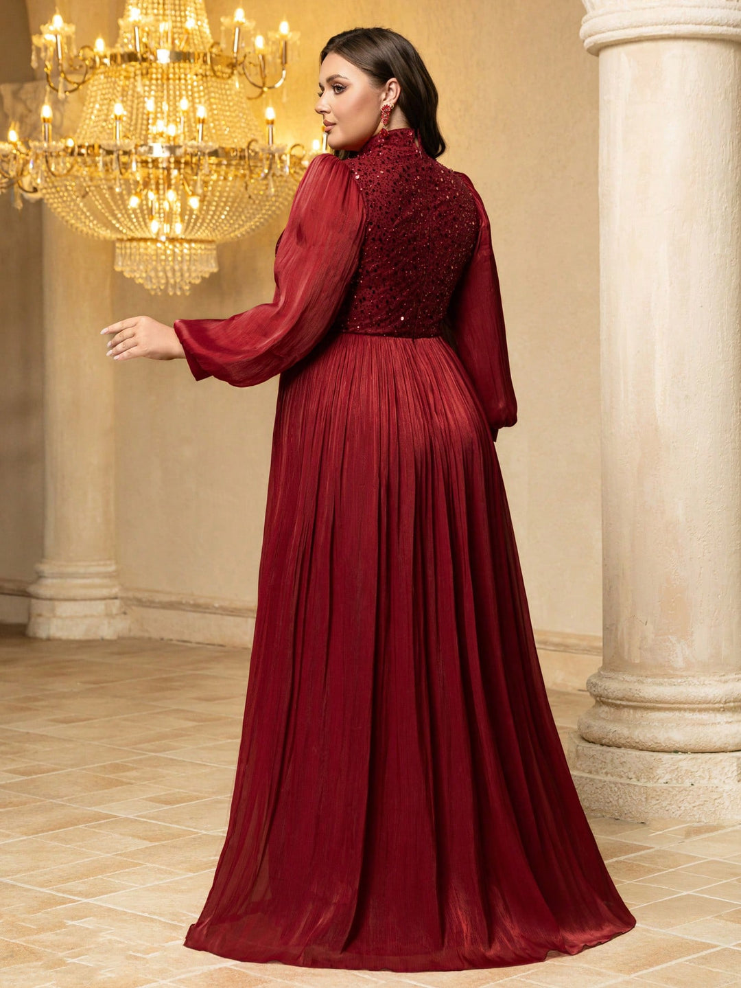 Rochie SHEIN, vișiniu
