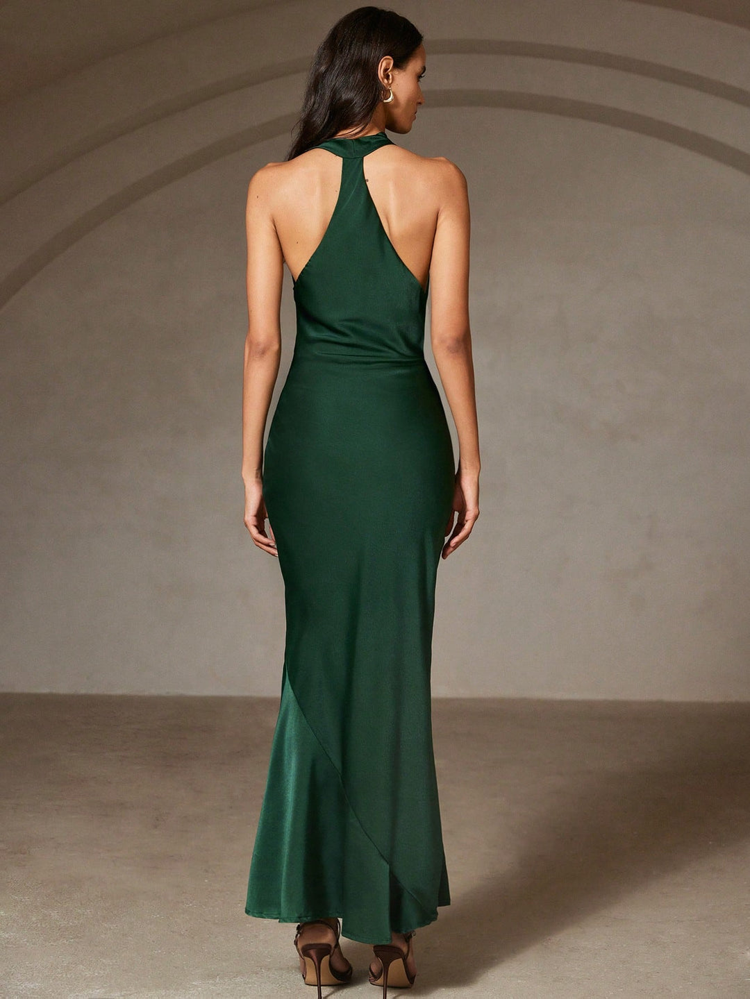 Rochie maxi SHEIN, verde