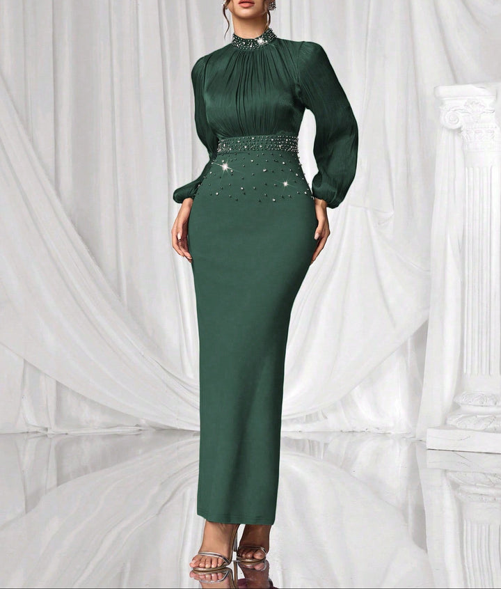 Rochie de ocazie SHEIN, verde