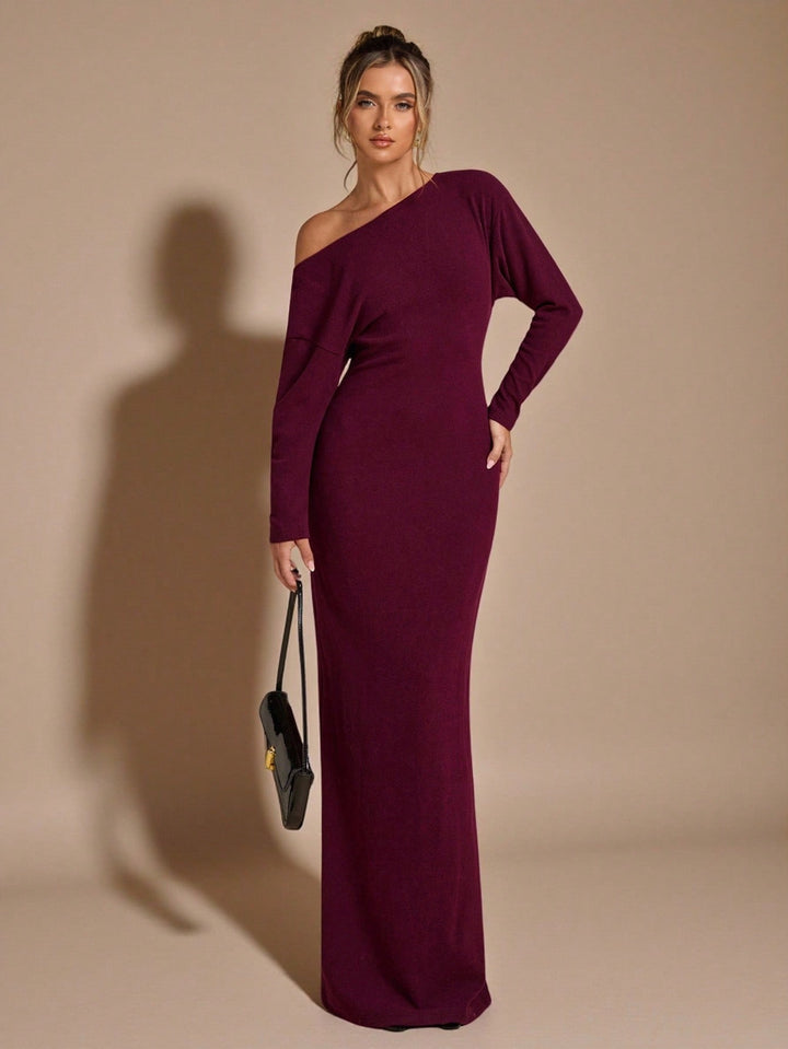 Rochie maxi SHEIN, vișiniu