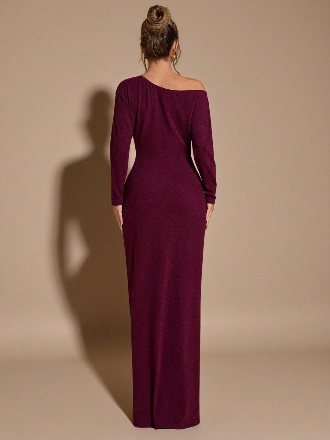 Rochie maxi SHEIN, vișiniu
