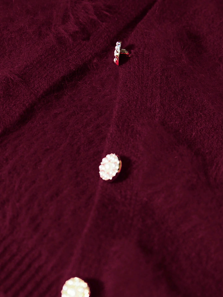Cardigan Shein, vișiniu
