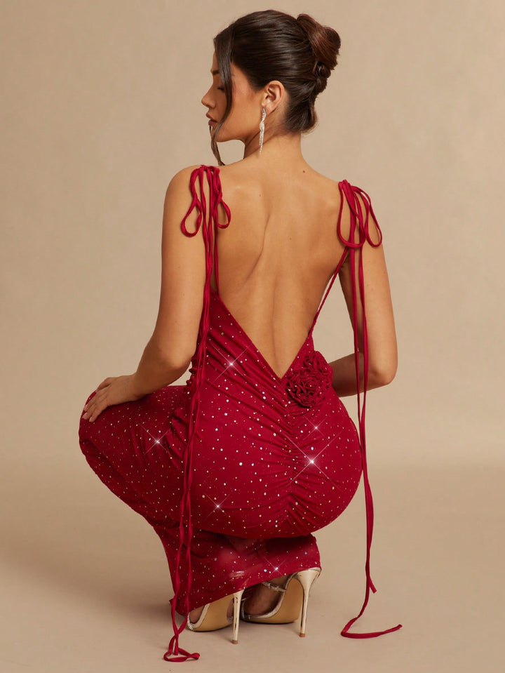 Rochie maxi SHEIN, roșu