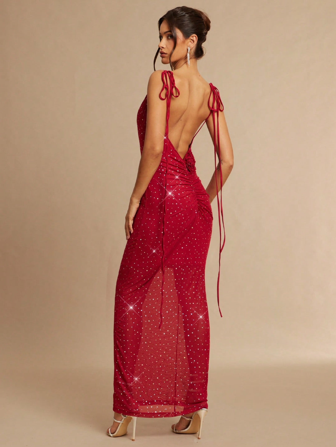 Rochie maxi SHEIN, roșu