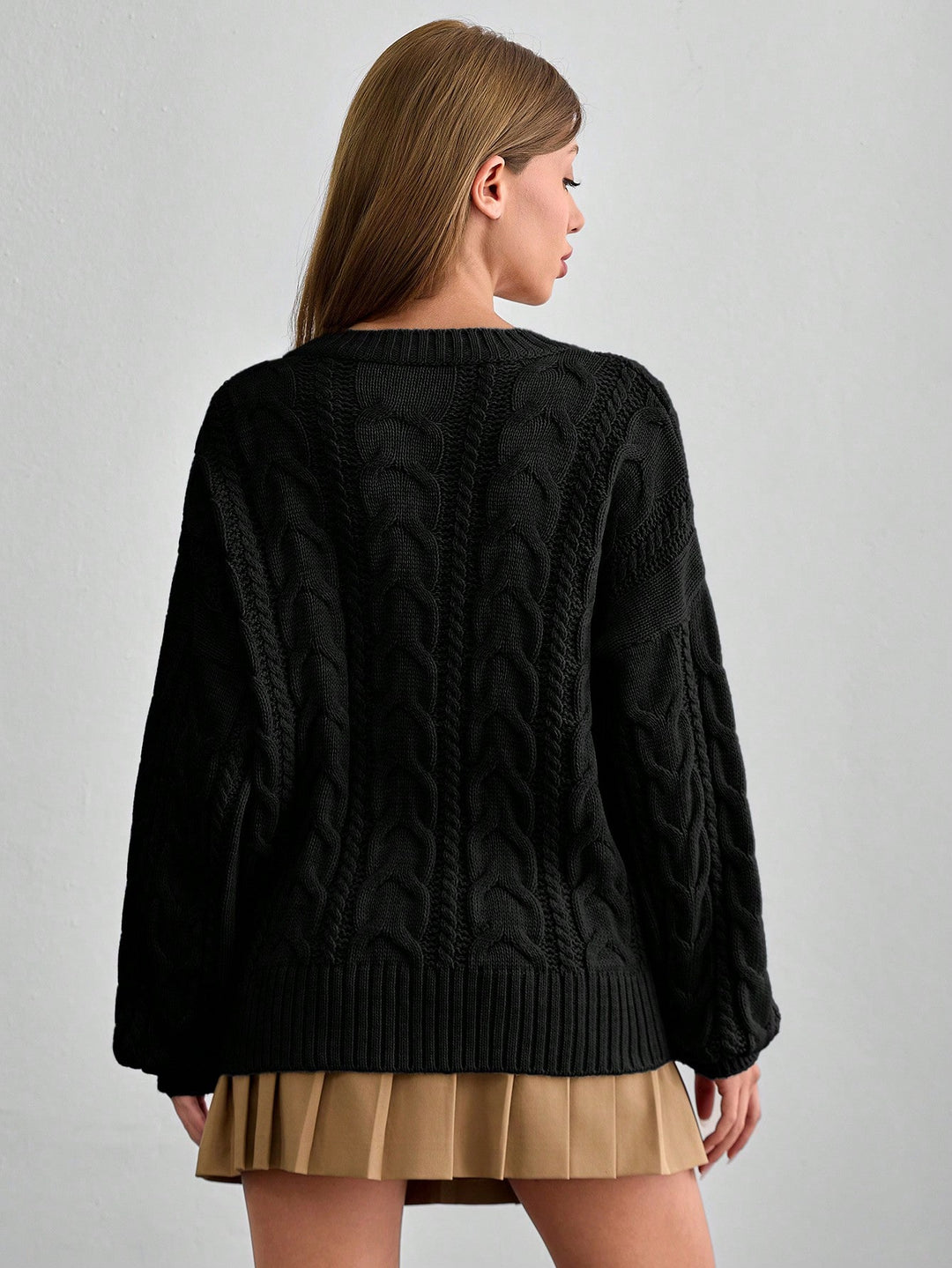 Pulover SHEIN, negru