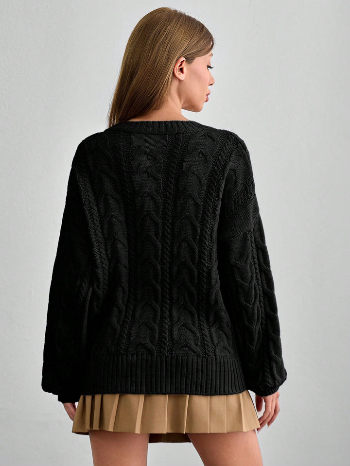 Pulover SHEIN, negru