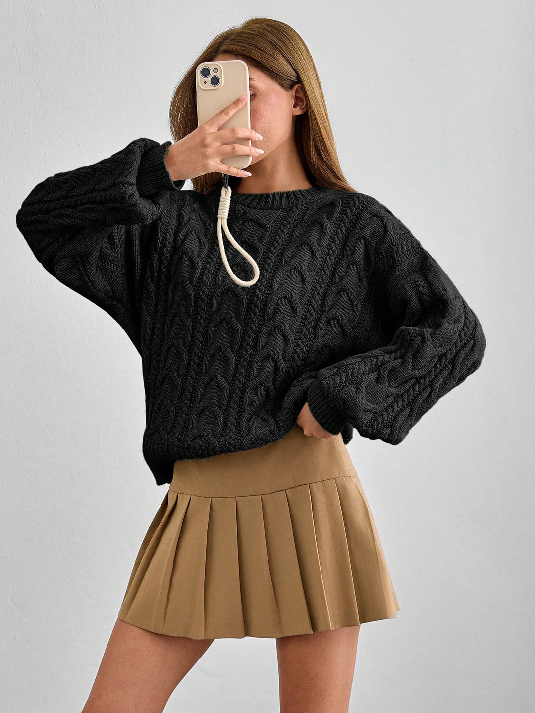 Pulover SHEIN, negru
