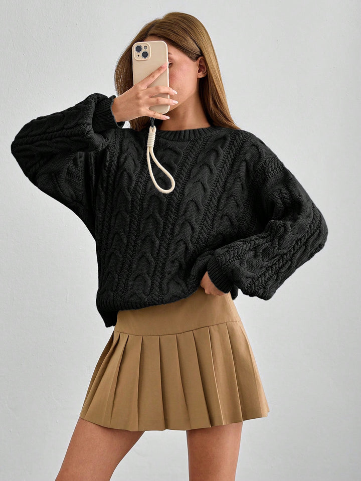 Pulover SHEIN, negru