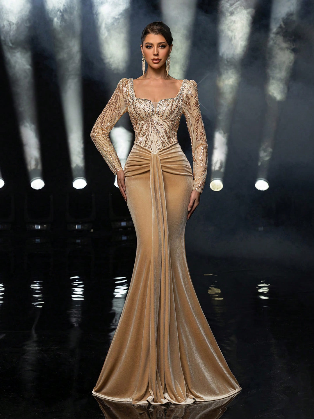 Rochie SHEIN, auriu