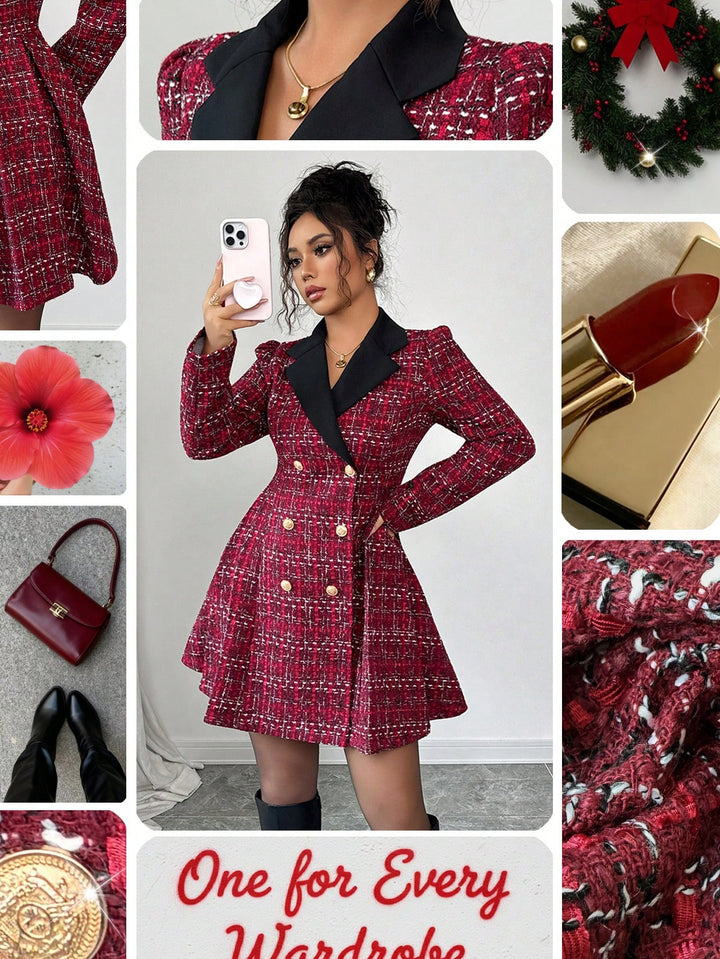Rochie scurtă SHEIN, roșu