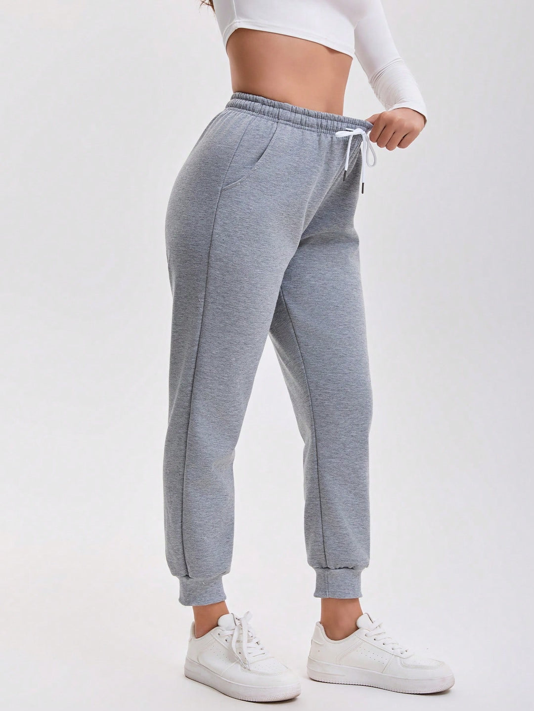 Pantaloni SHEIN, gri