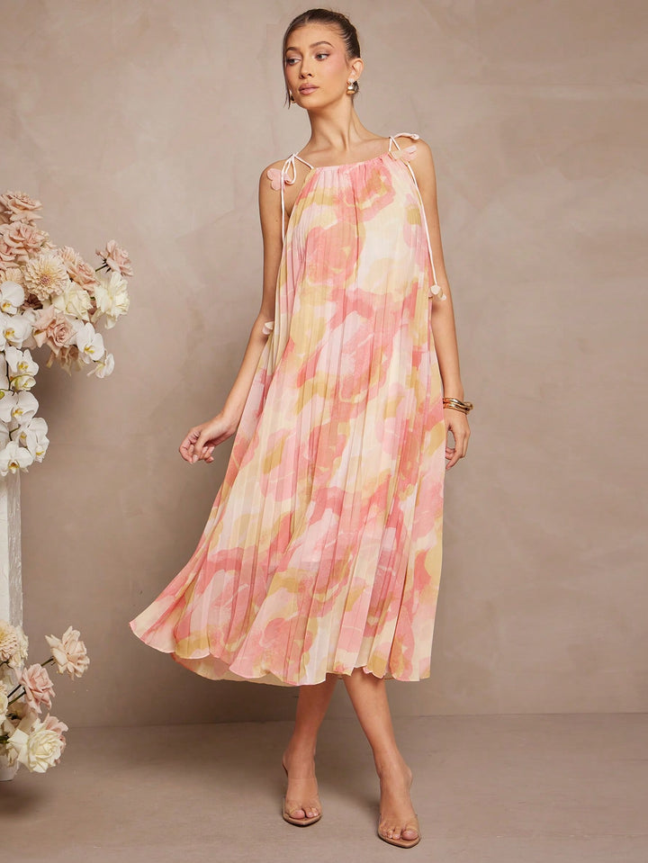 Rochie maxi SHEIN, roz