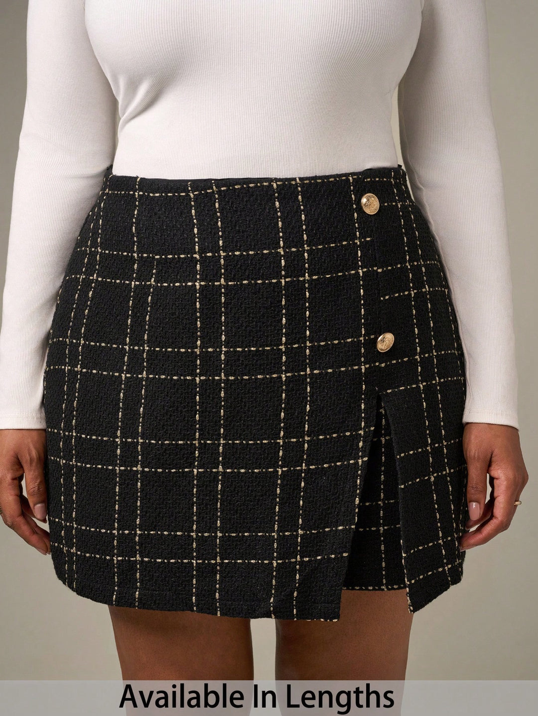 Fustă pantalon SHEIN, negru