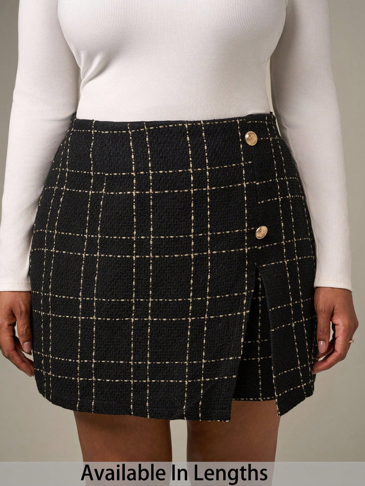 Fustă pantalon SHEIN, negru