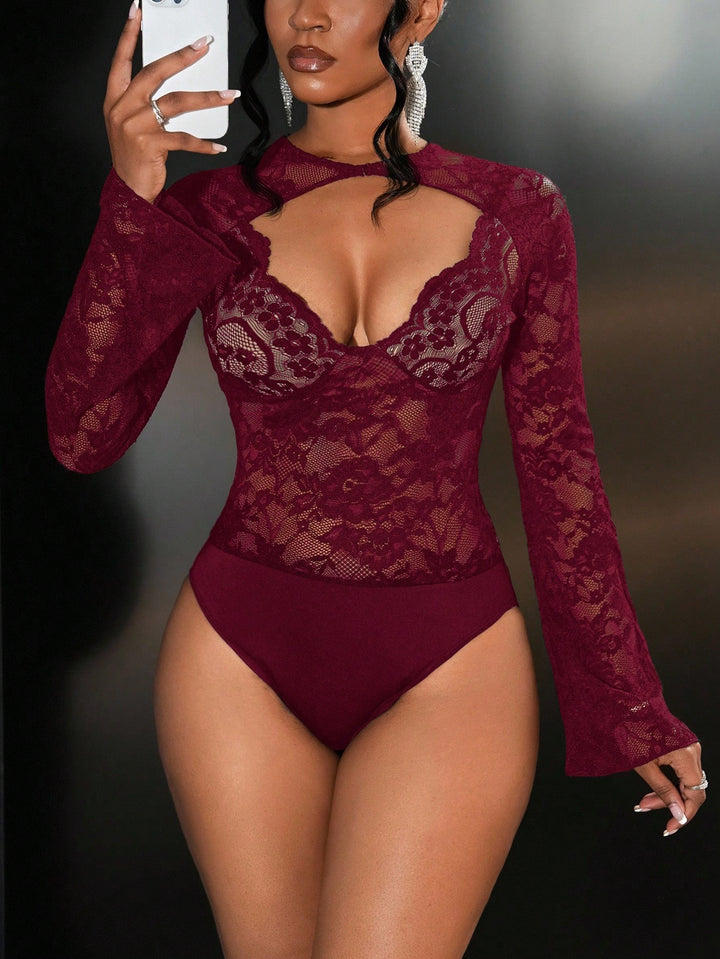 Body SHEIN, vișiniu