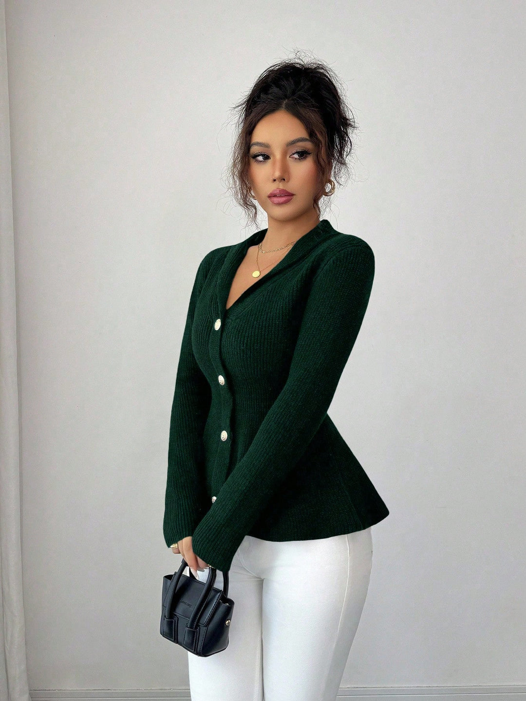 Cardigan SHEIN, verde