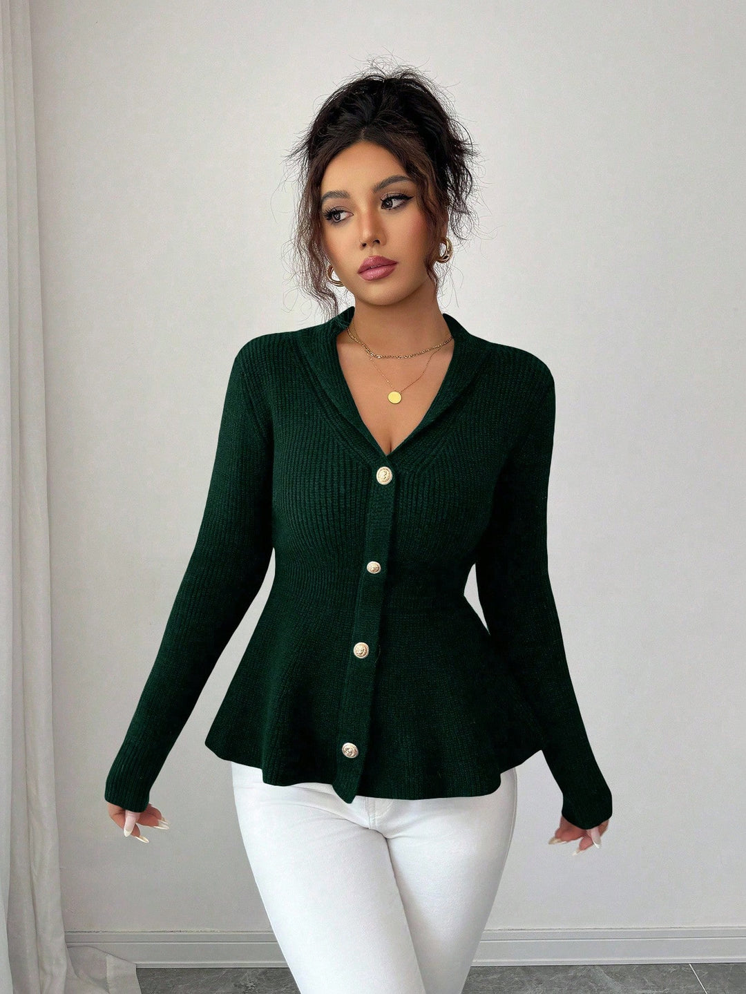 Cardigan SHEIN, verde