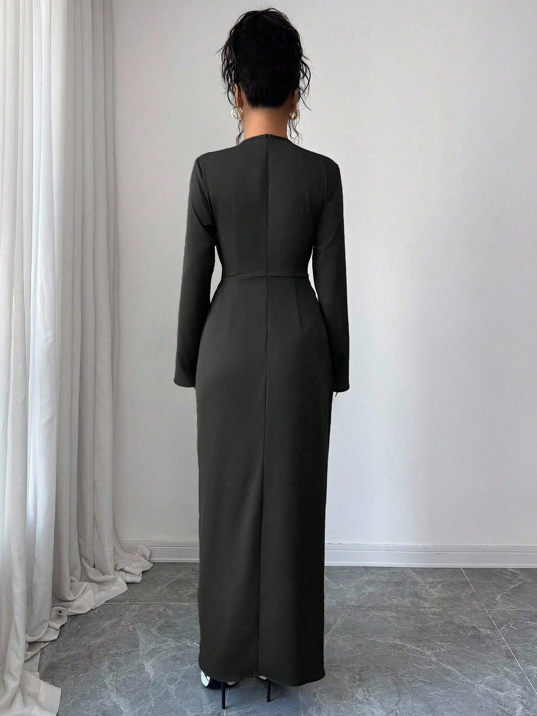 Rochie maxi SHEIN, negru