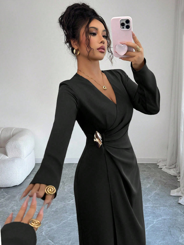 Rochie maxi SHEIN, negru