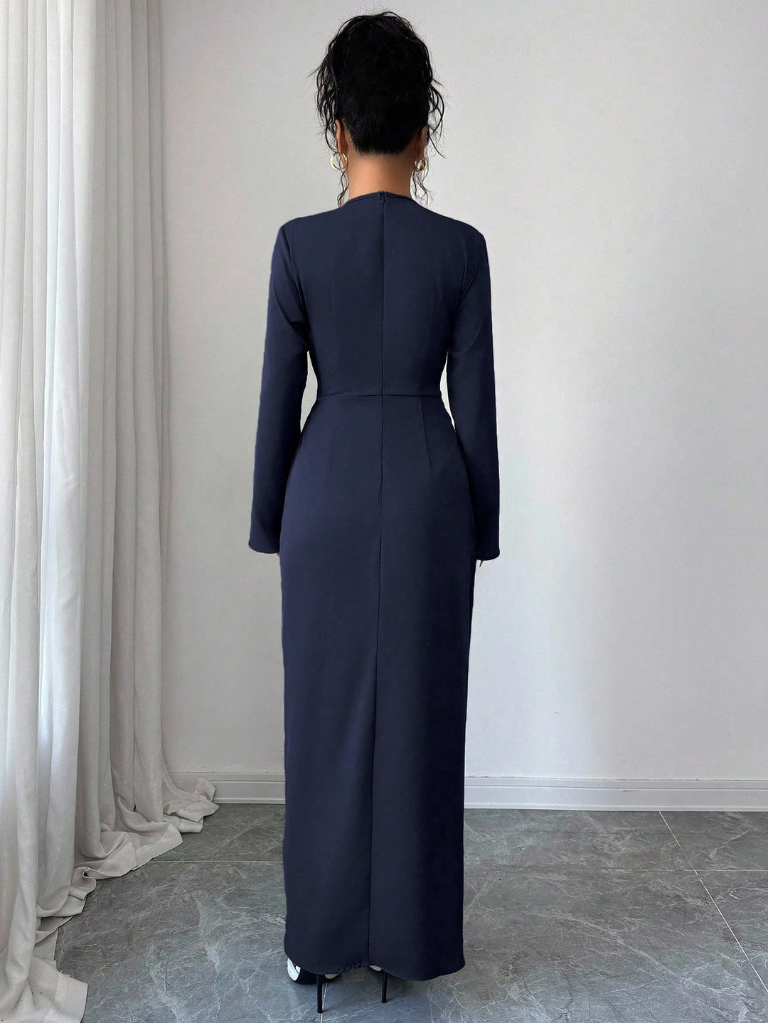 Rochie maxi SHEIN, albastru
