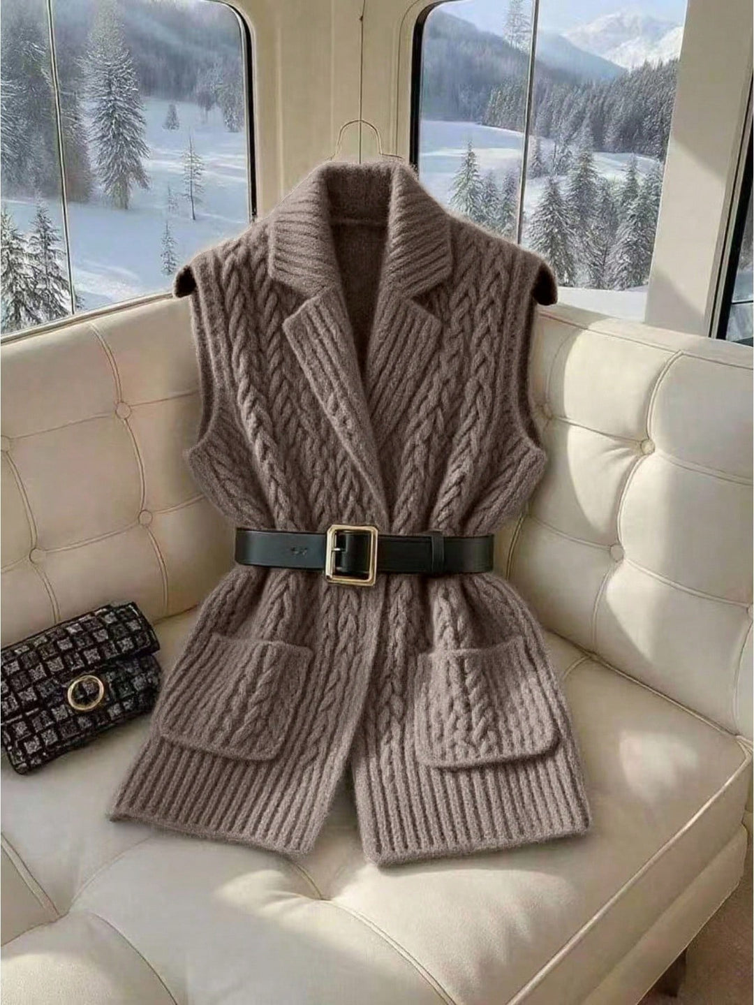 Cardigan SHEIN, bej