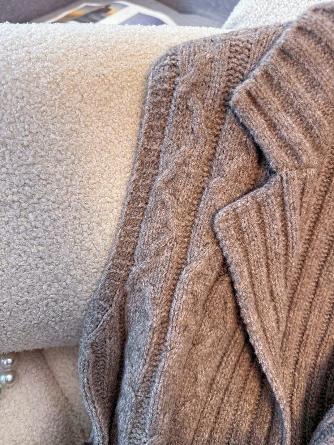 Cardigan SHEIN, bej