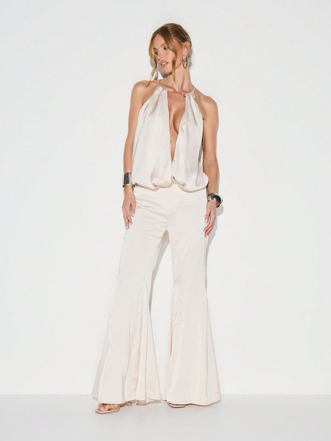 Pantaloni SHEIN, portocaliu