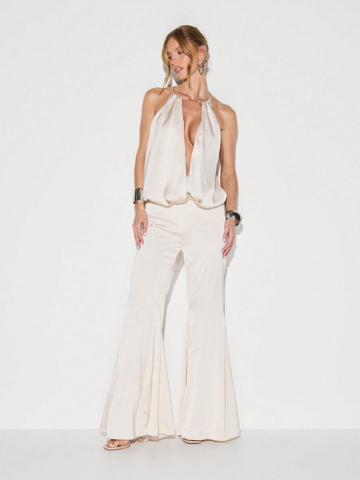 Pantaloni SHEIN, portocaliu
