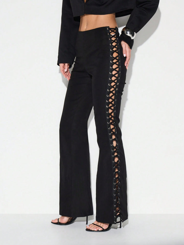 Pantaloni SHEIN, negru
