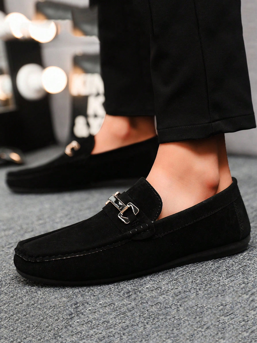 Mocasini SHEIN, negru