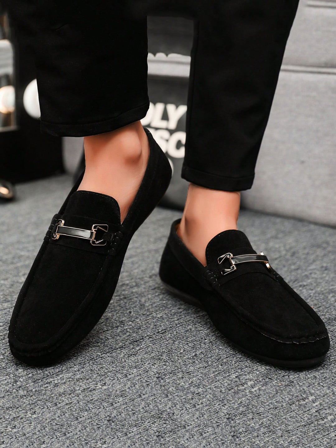 Mocasini SHEIN, negru