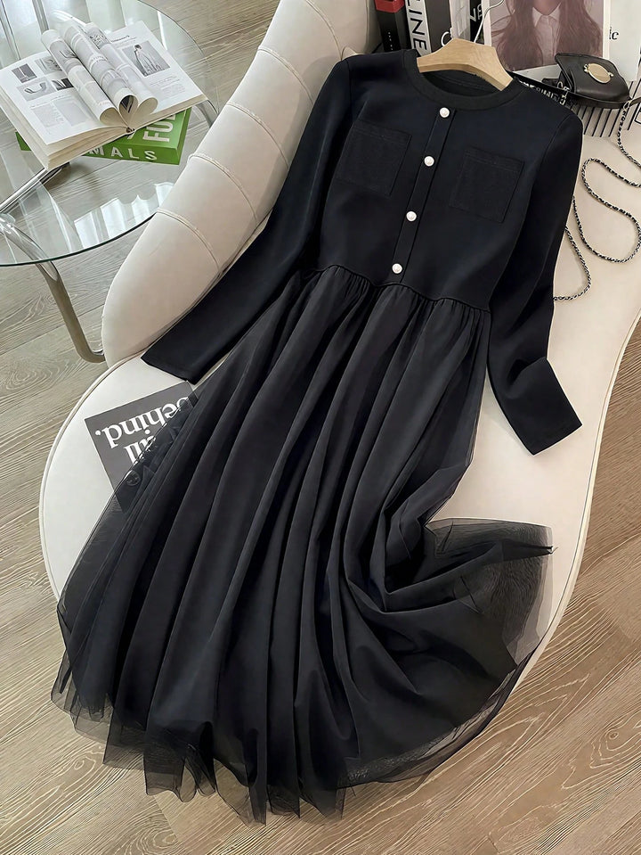 Rochie midi SHEIN, negru