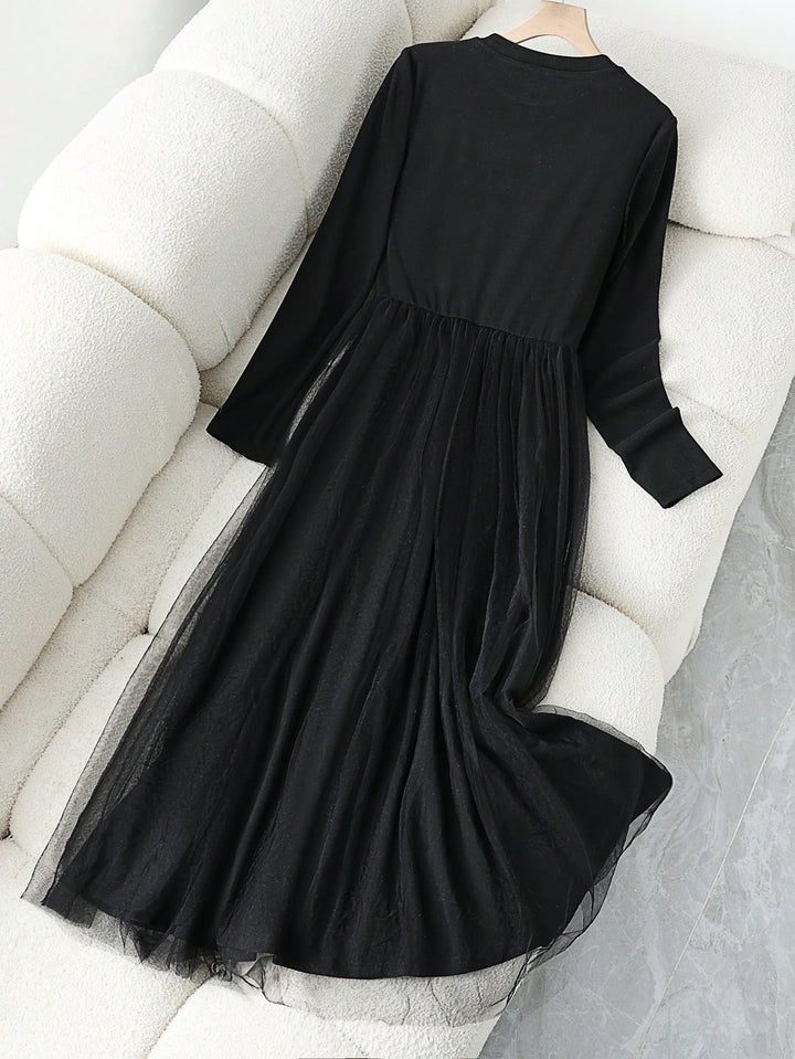 Rochie midi SHEIN, negru