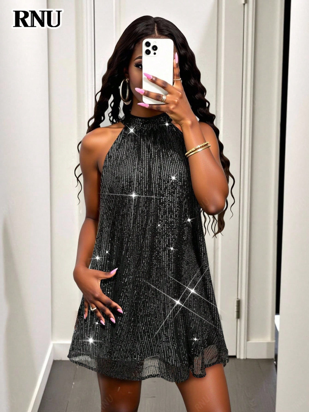 Rochie mini SHEIN, negru