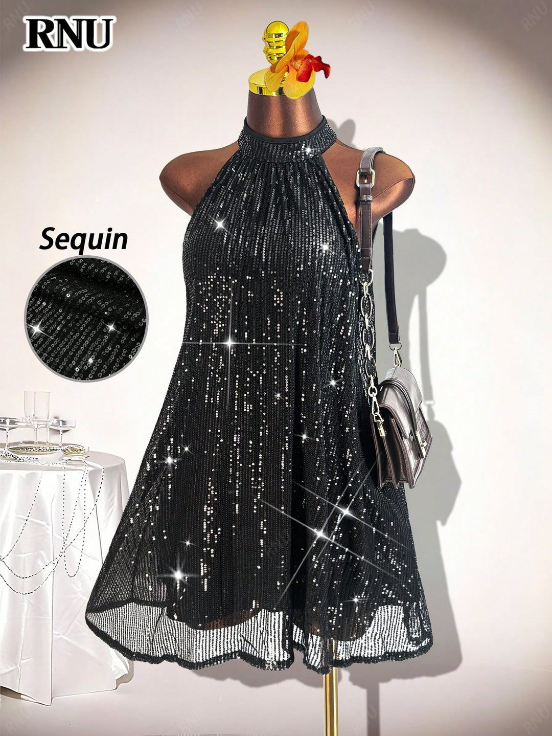 Rochie mini SHEIN, negru