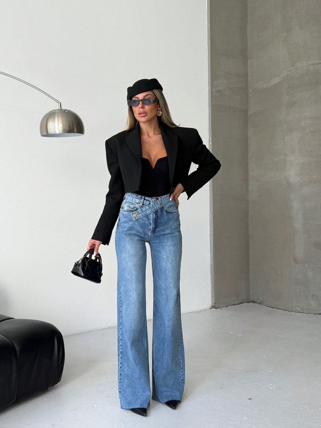 Jeans SHEIN, albastru