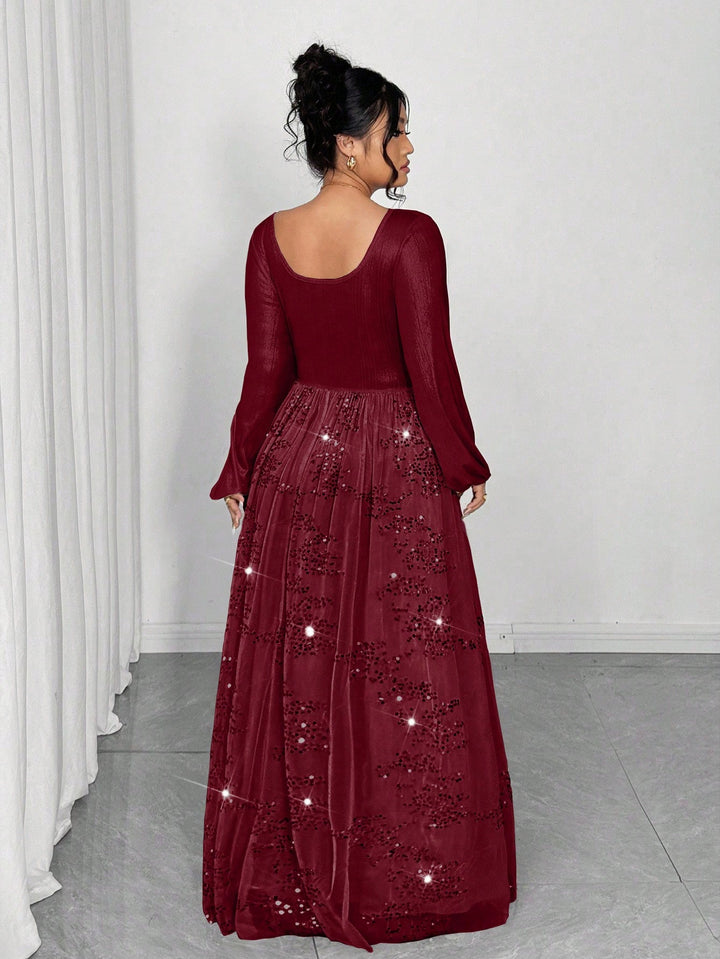 Rochie de ocazie SHEIN, vișiniu