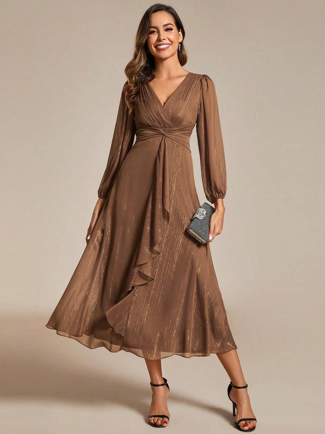 Rochie SHEIN, kaki