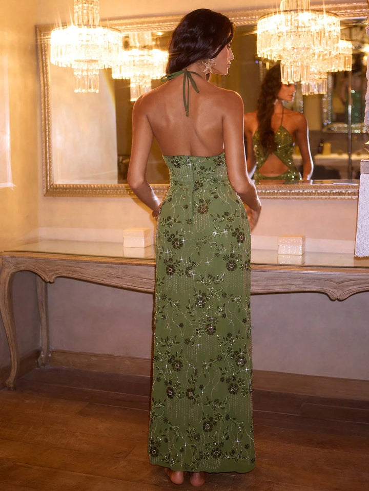 Rochie de ocazie SHEIN, verde