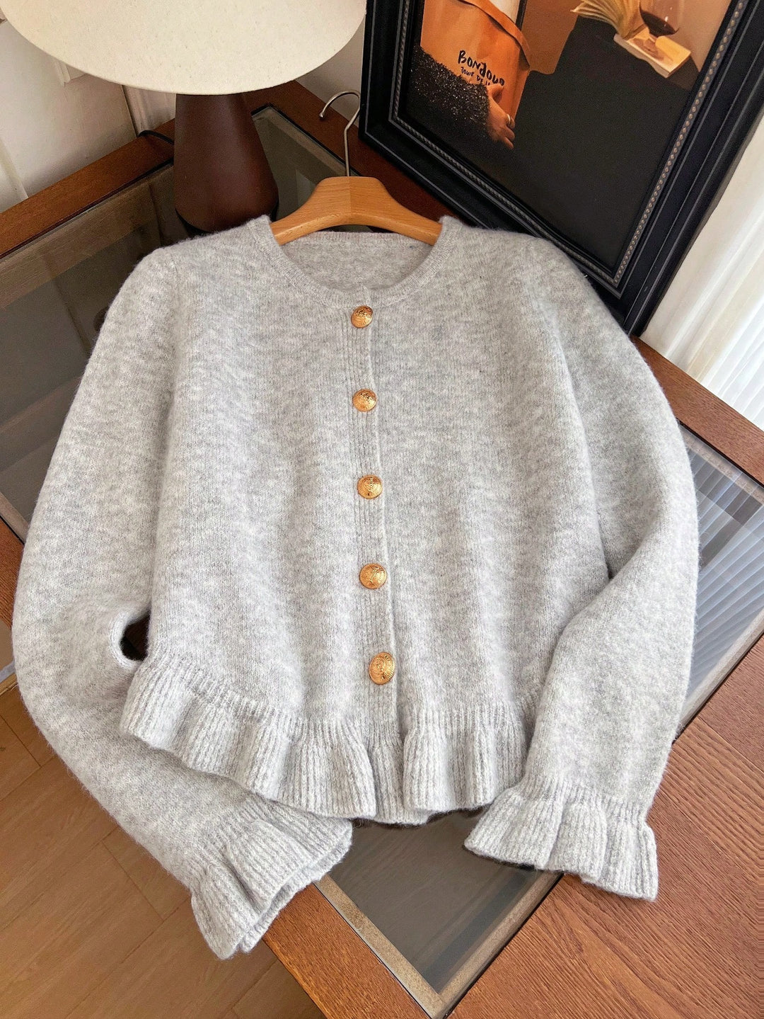 Cardigan SHEIN, gri