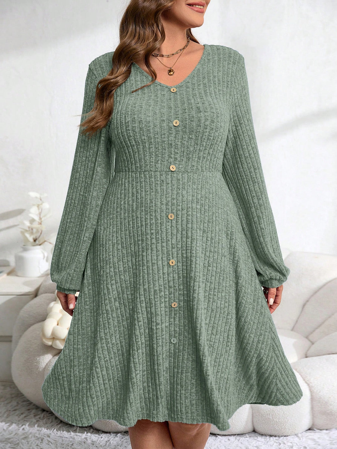 Rochie SHEIN, verde