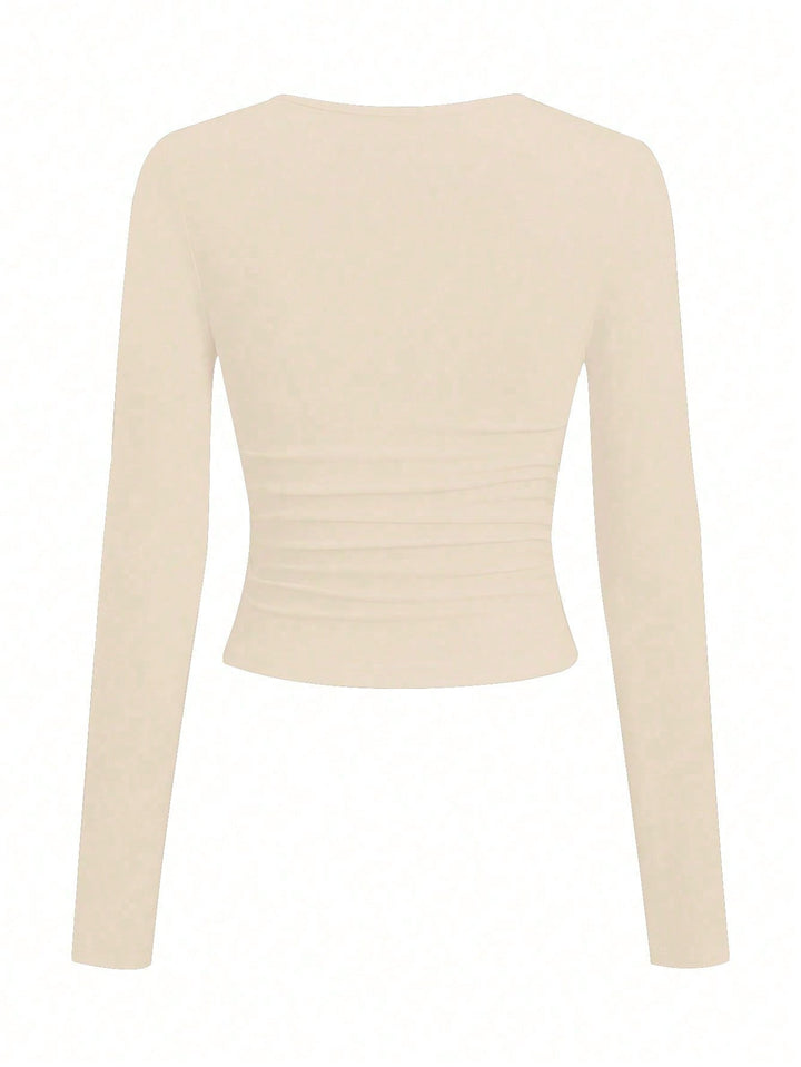 Tricou SHEIN, bej
