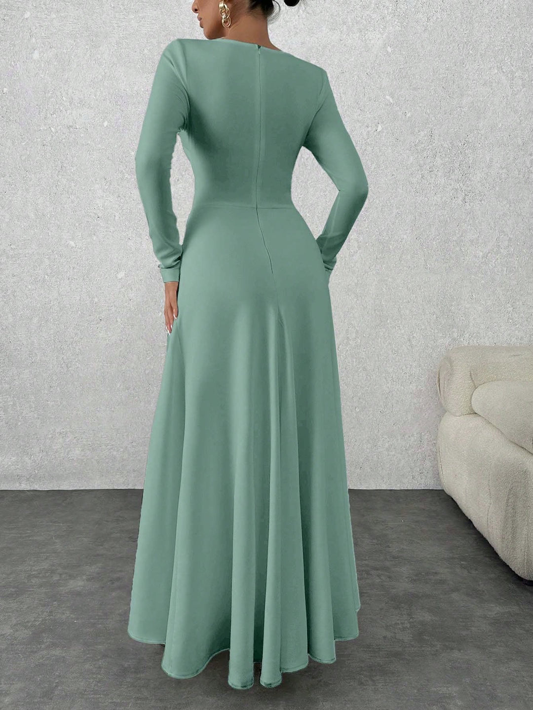 Rochie maxi SHEIN, verde