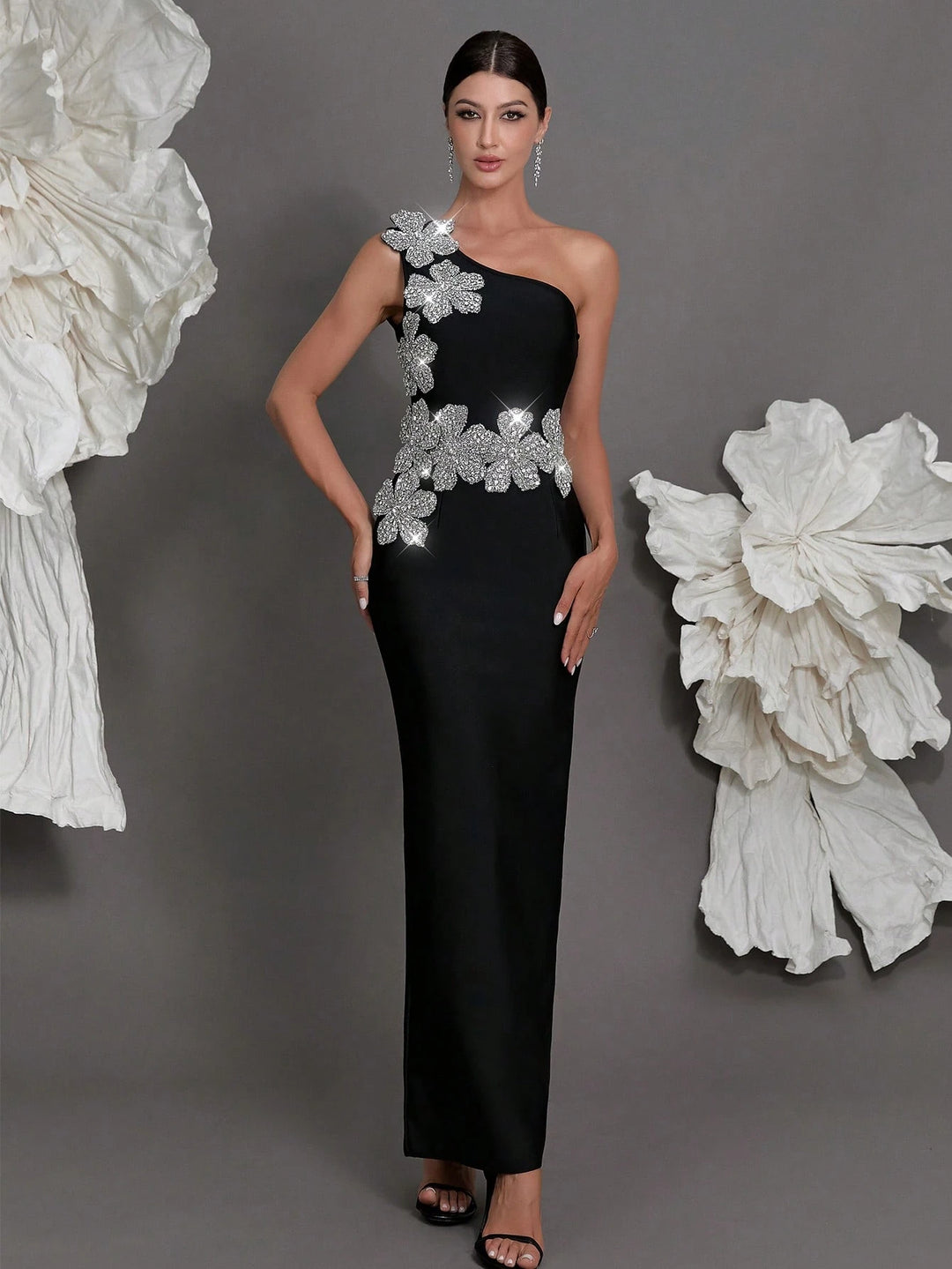 Rochie de ocazie SHEIN, negru