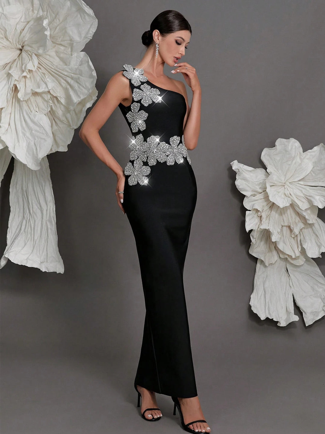 Rochie de ocazie SHEIN, negru