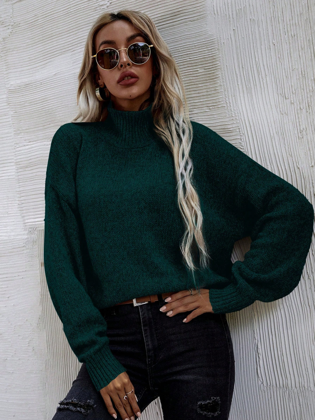 Pulover SHEIN, verde