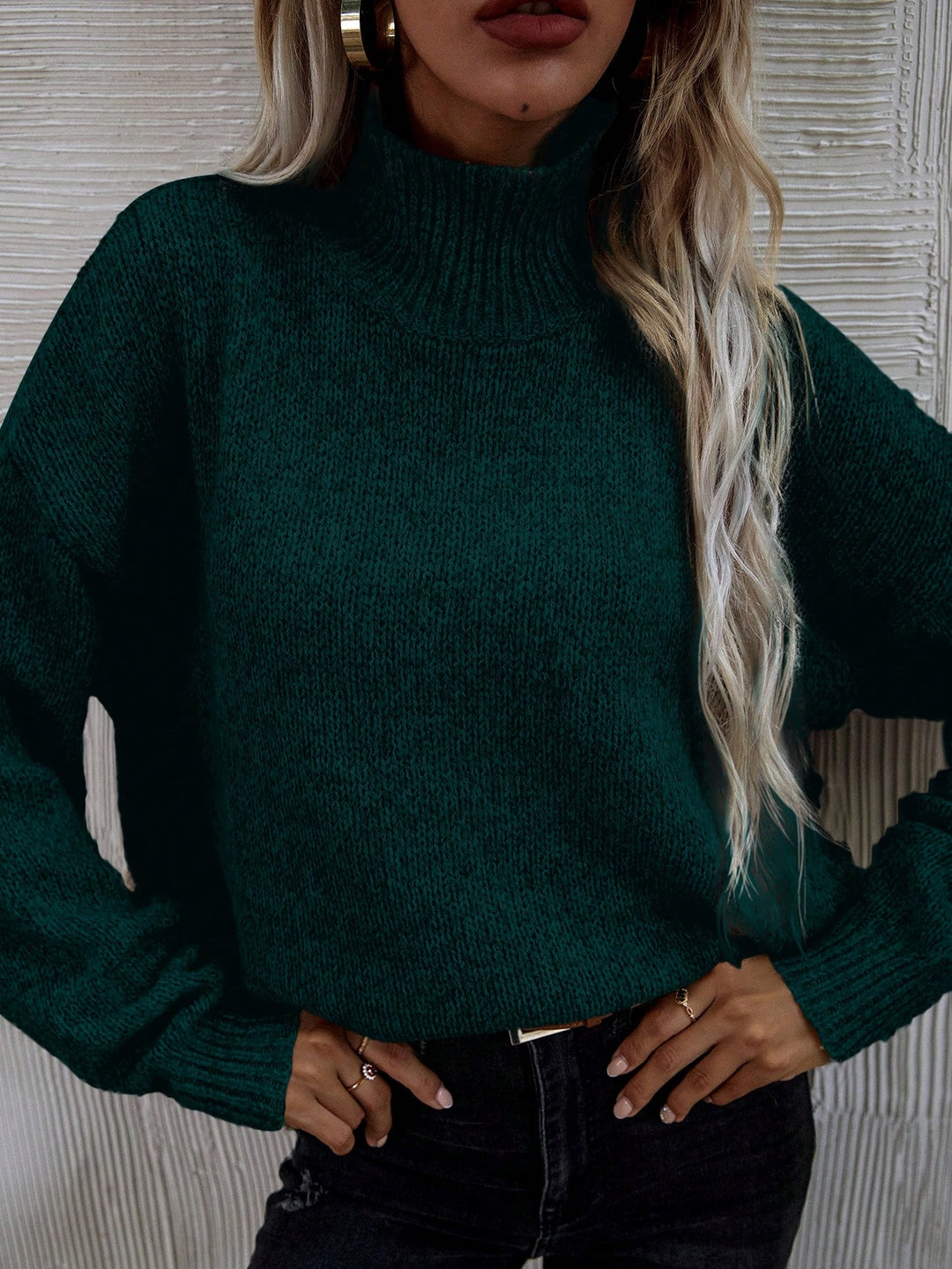 Pulover SHEIN, verde